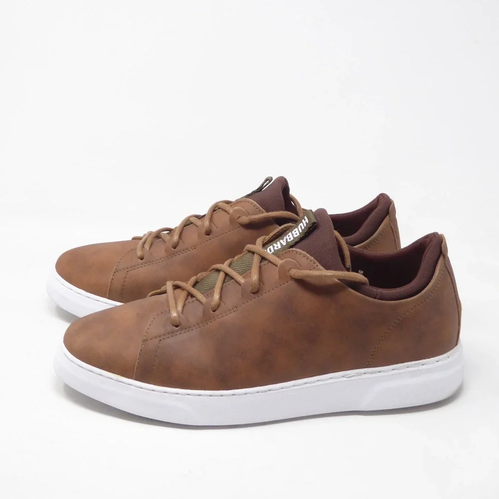 Samuel Hubbard Mens Flight Sneakers Brown Leather Lace Up Size 9 M1600-002